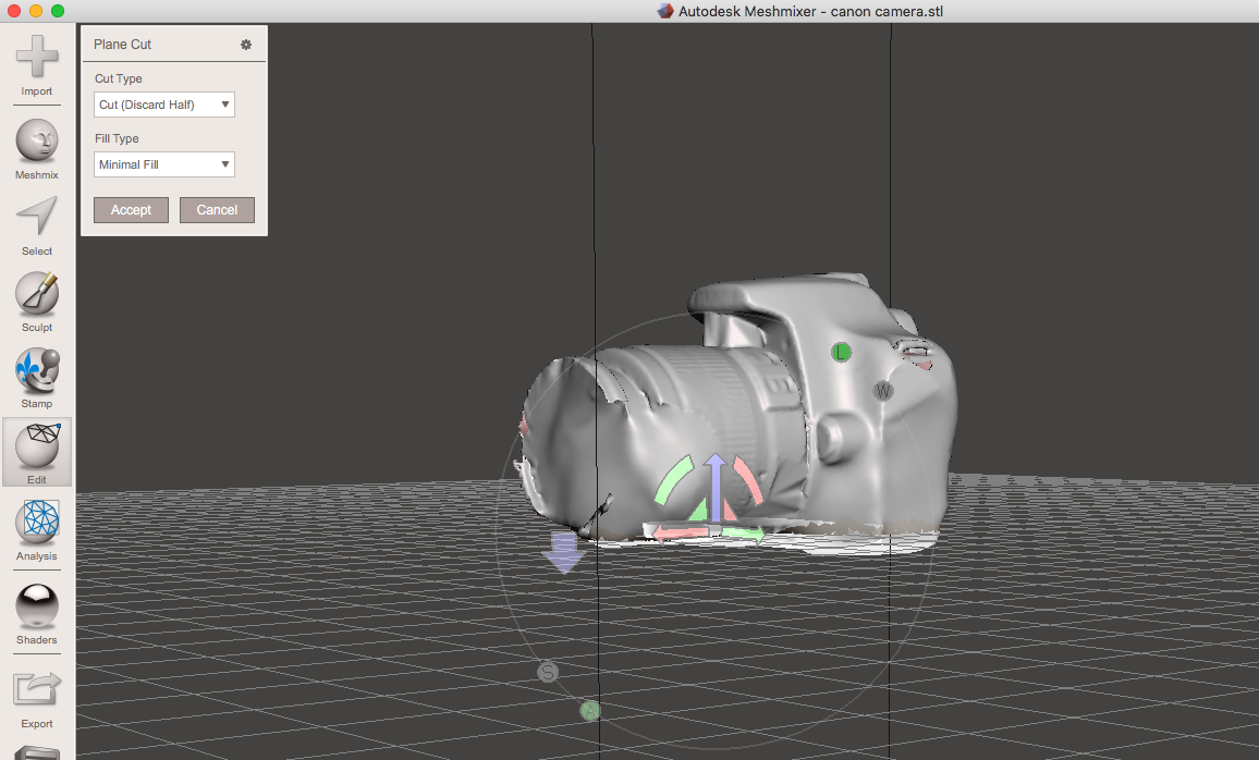 scan mesh after repair and some sculptin