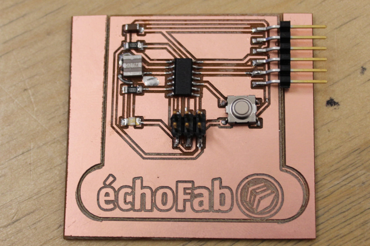 The latest board with the jumper wire