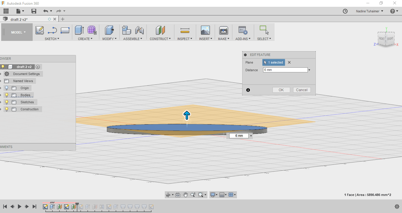 Offset Plane