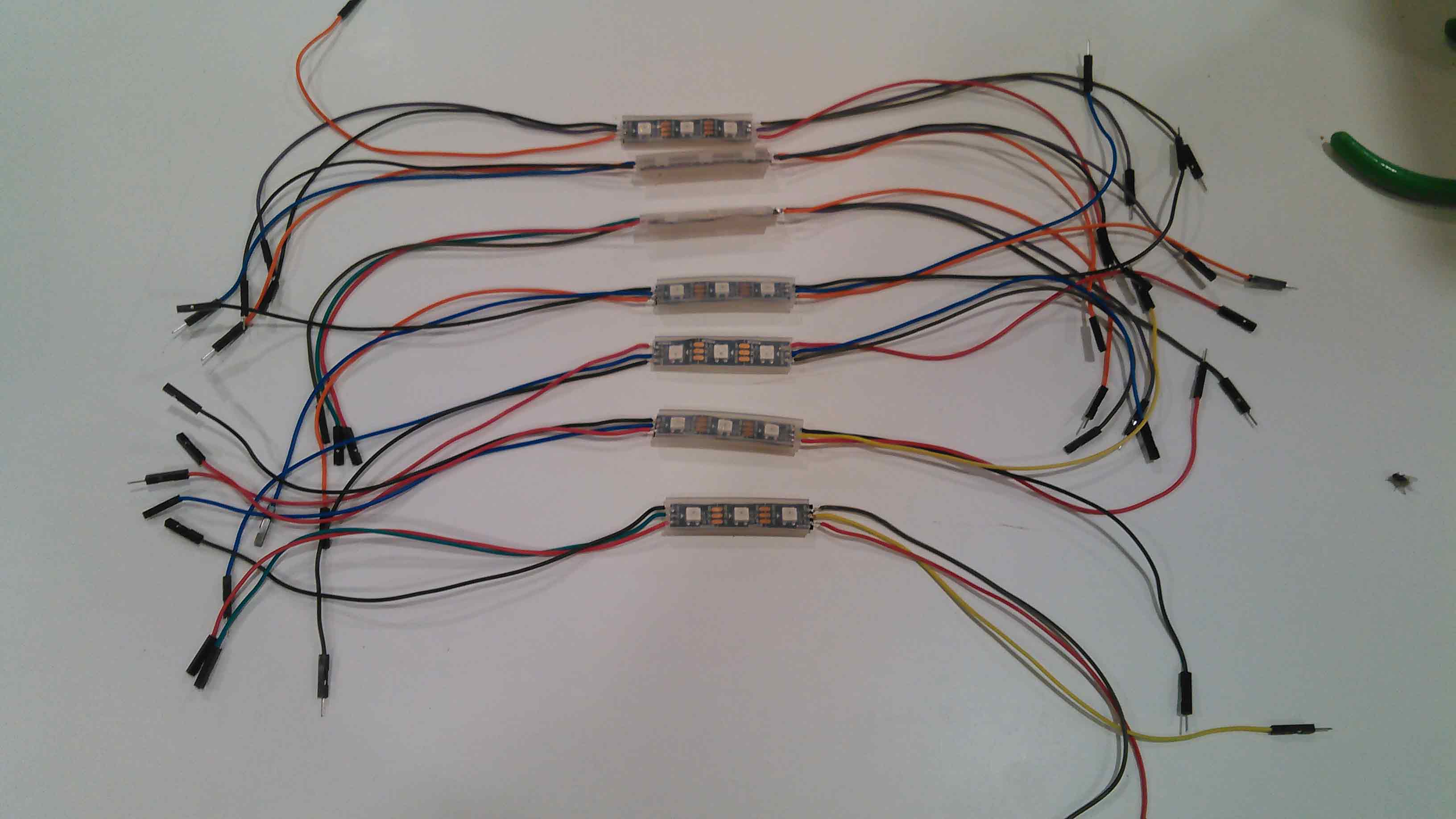 RGB LEDs with wires