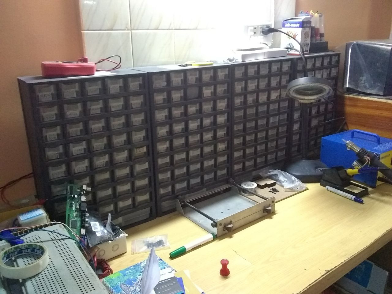 Electronic Components inventory at Tajurbagah