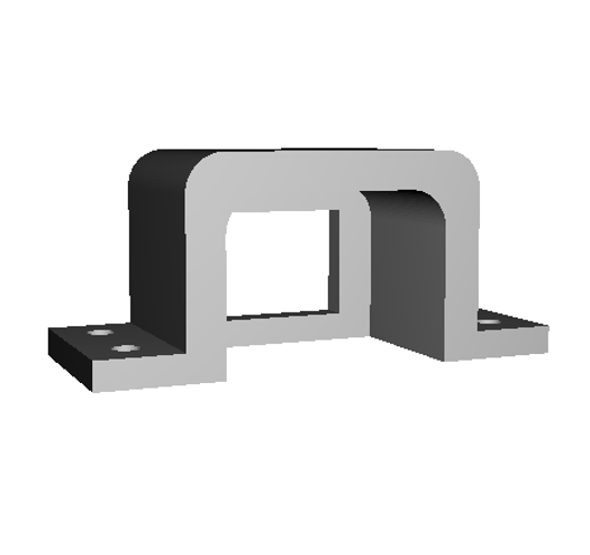 3D rendering motor support 
