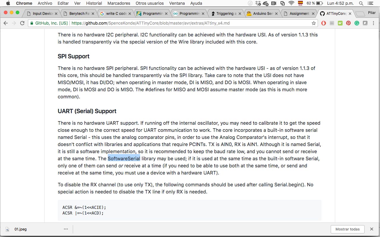 SoftwareSerialDataSheet