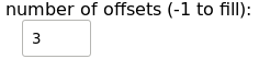  offsets