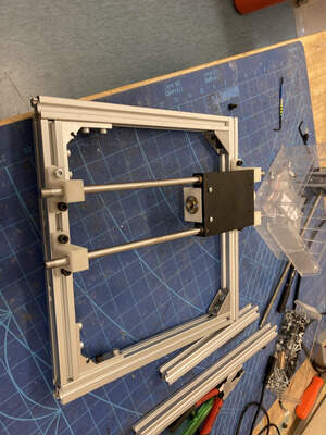 frame & supports cad model