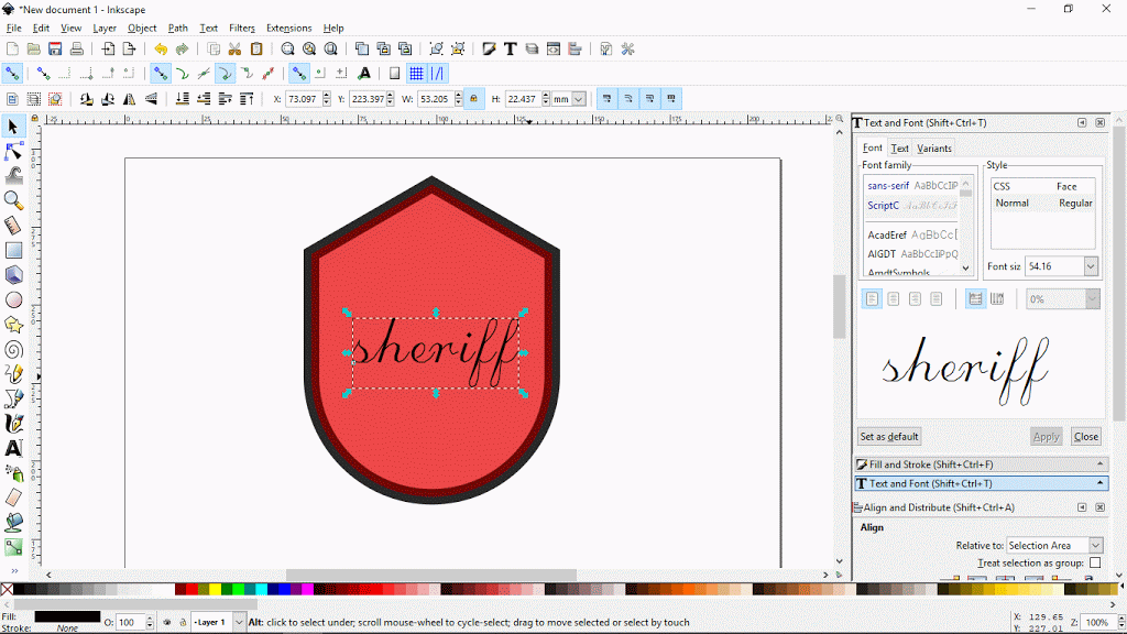 logo design inkscape