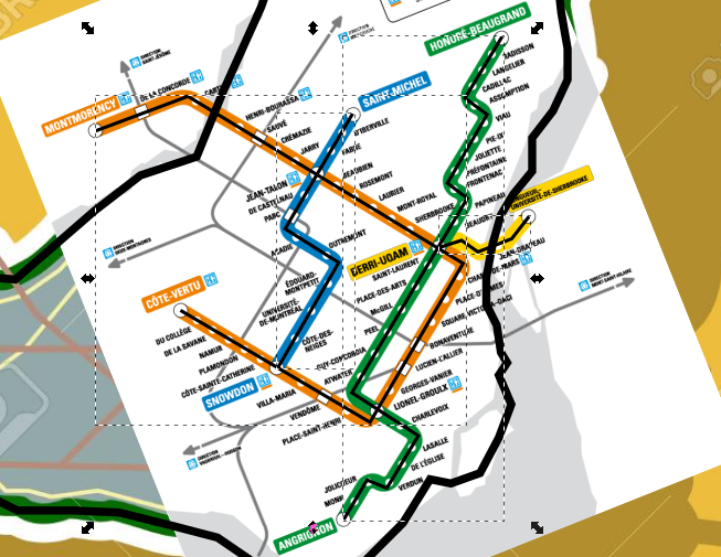 tracing the metro lines