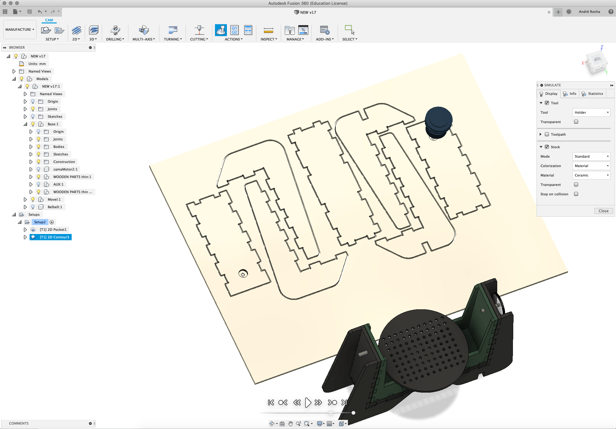 3D Scanner Model on Fusion 360