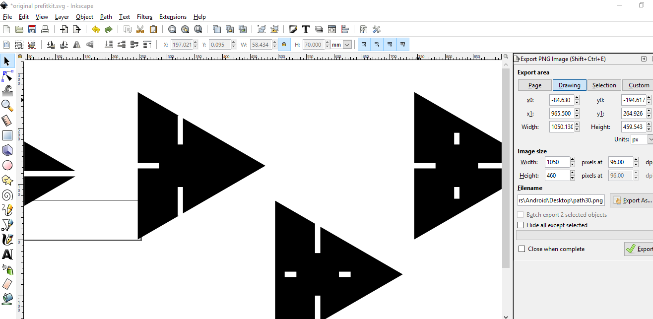 inkscape gcode export