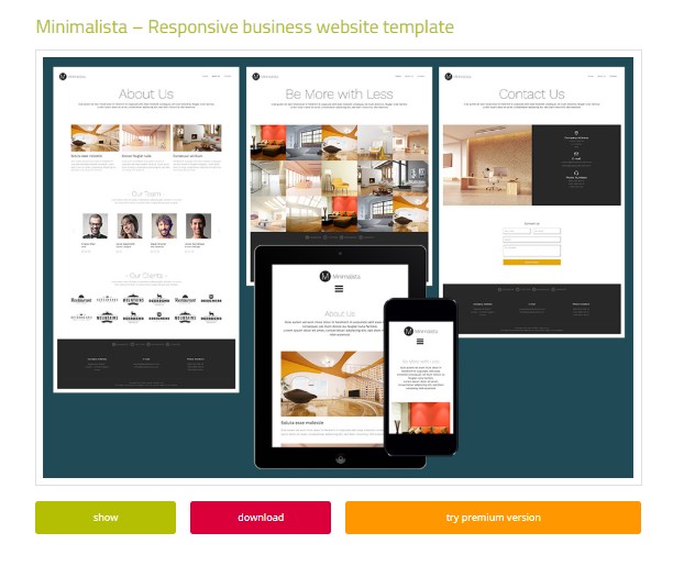 responsive template