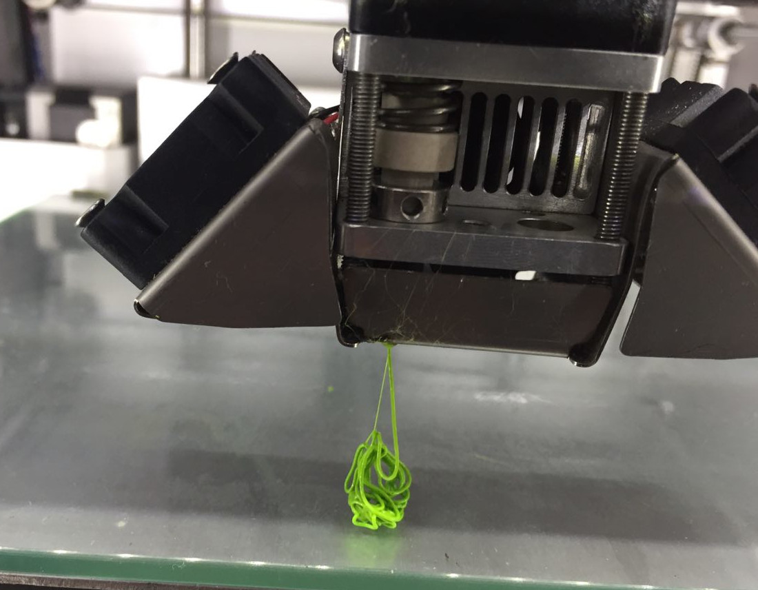 PLA extruding out 