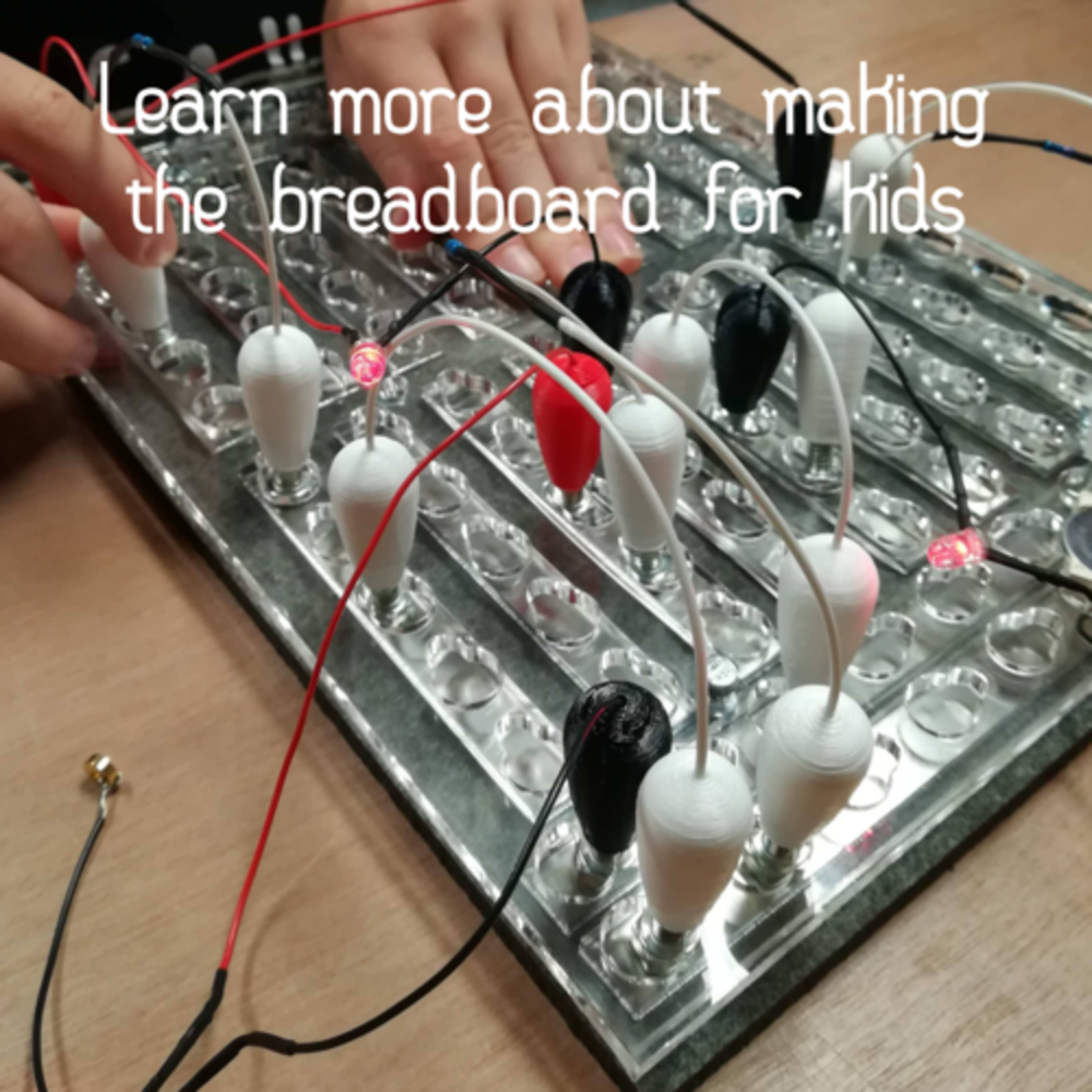 Learn more about the making of the giant breadboards for kids