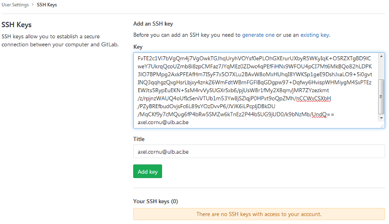 Online SSH key generator