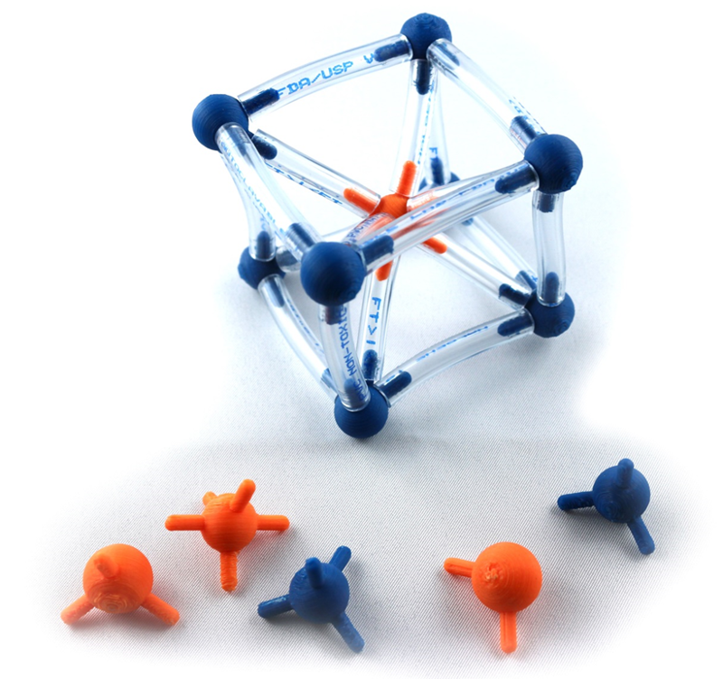 3D printed molecular model