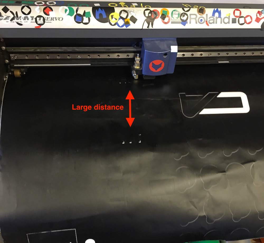vinyl cutter starting at different position