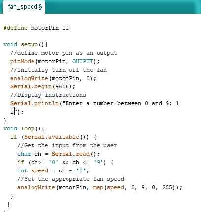 arduino pwm code