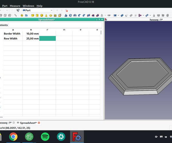 FreeCAD construction