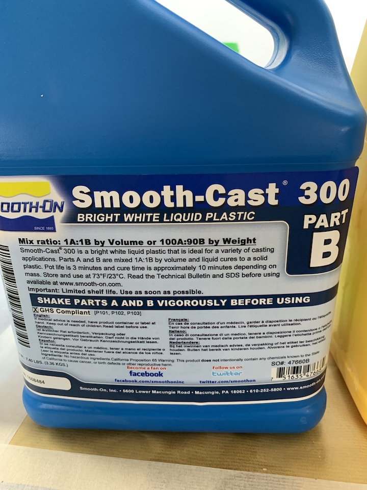 Smooth-On Smooth-Cast 300 Casting Resin Gallon Unit