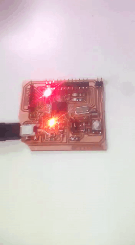 board while controlling LED via webserver