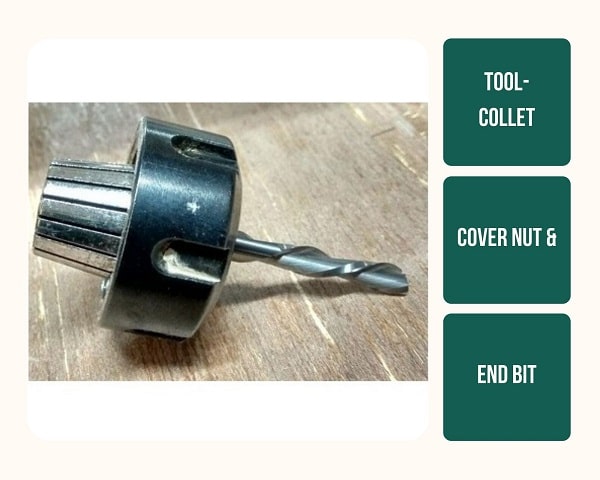 Collet Cover Nut and Bit 
