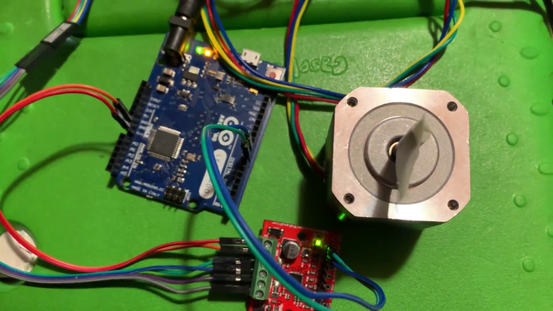 measure amps in a stepper motor