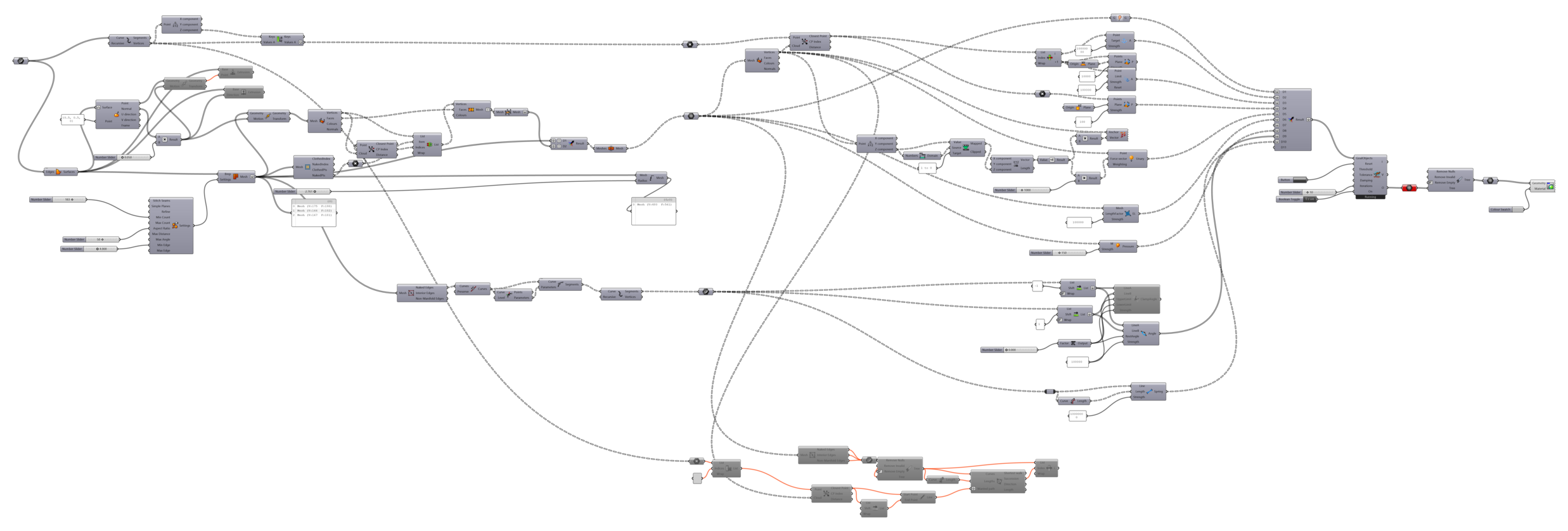 Simulation Layout in GH