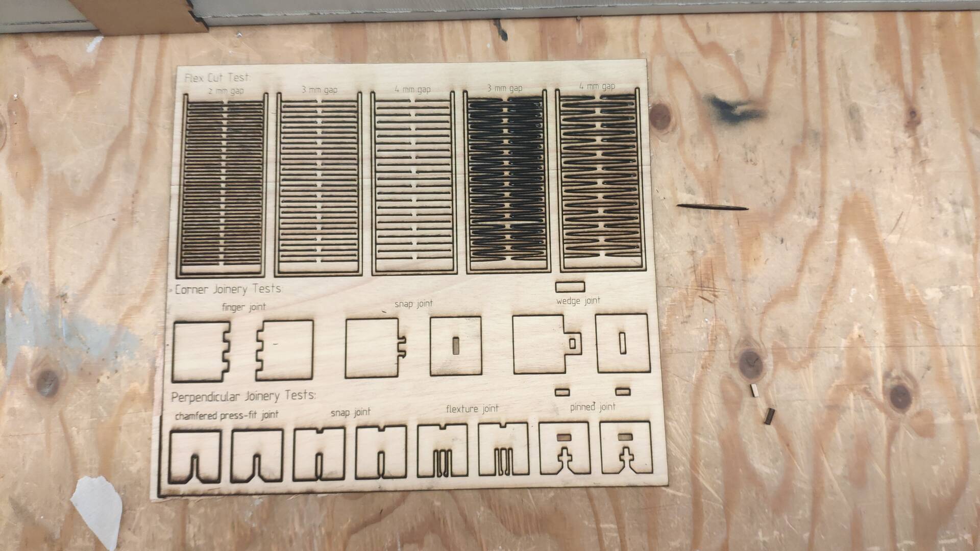 Laser Cutting Experiments