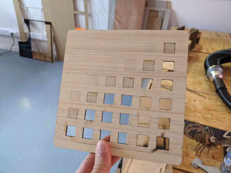 wooden board, back