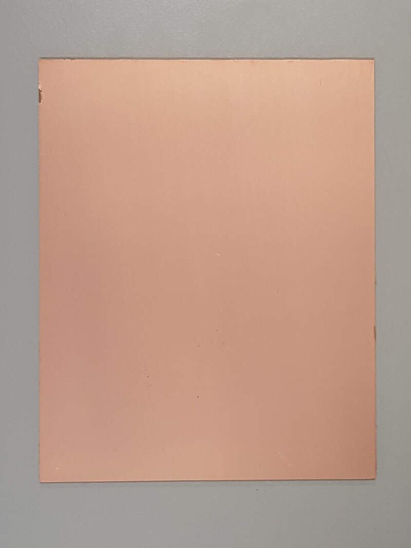 Picture of a blank copper PCB