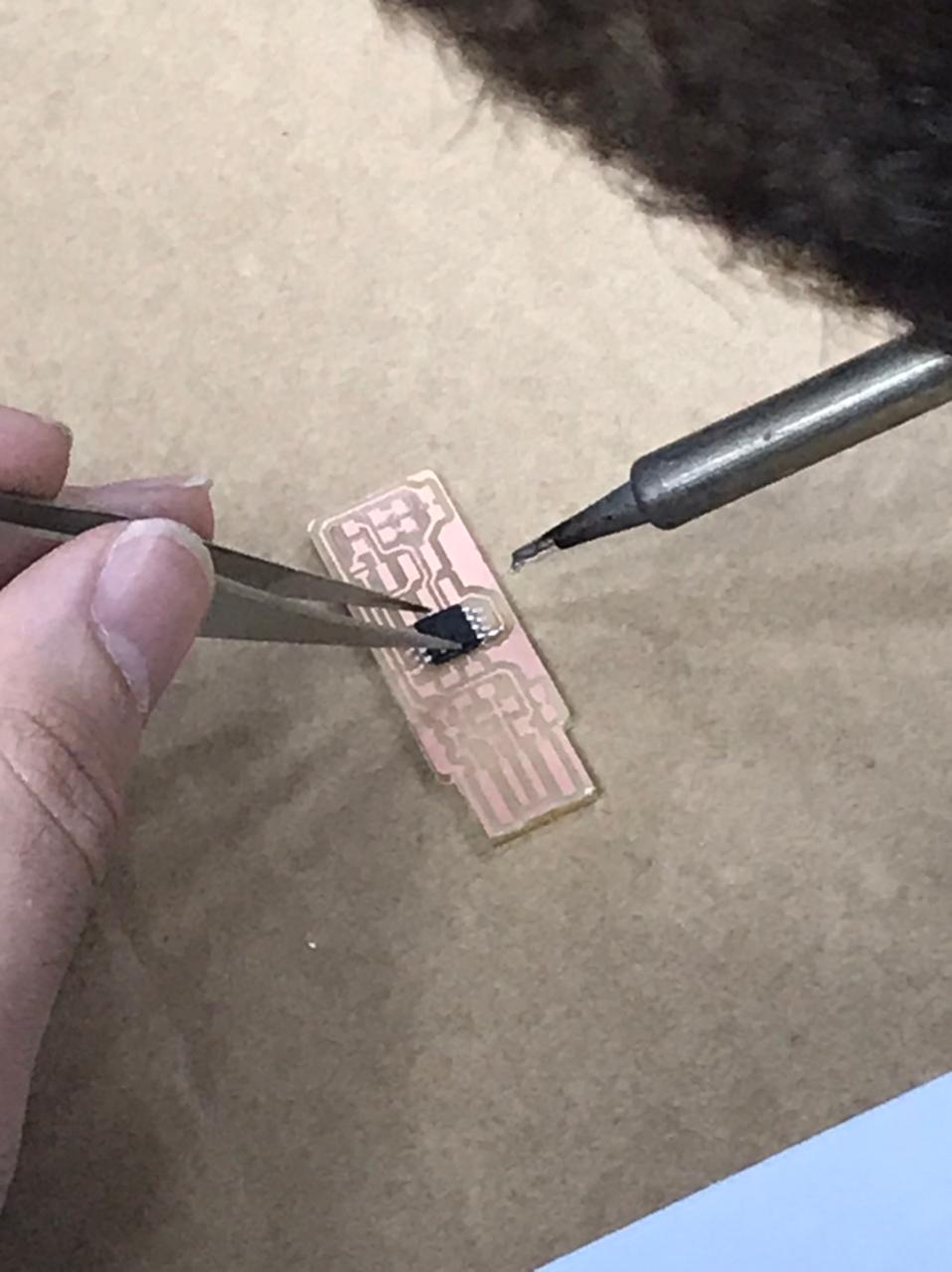 one side solder