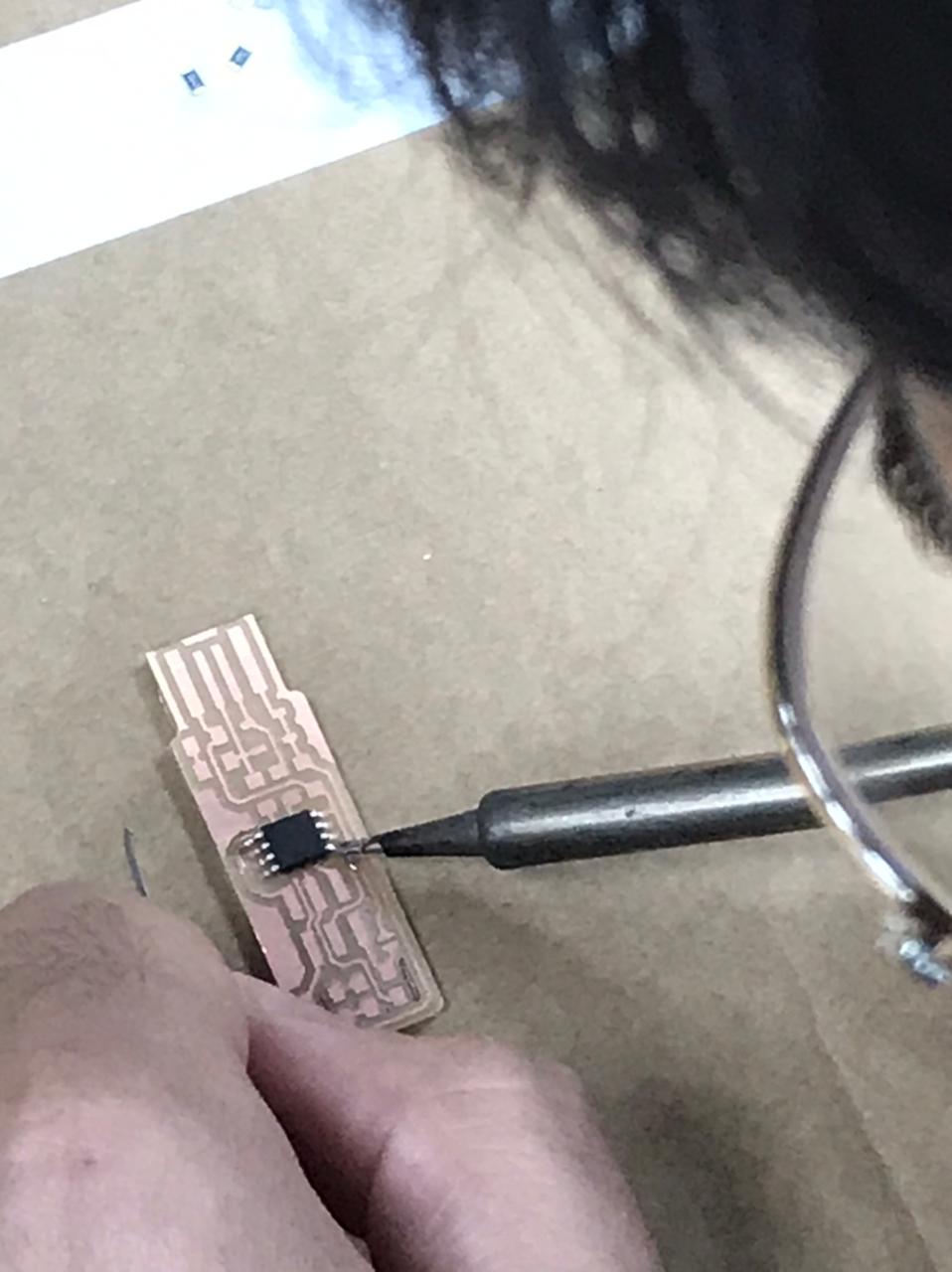 one side solder