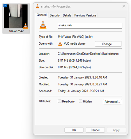 Video File size after using handbrake