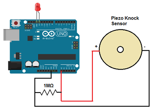 Arduino based dedect a knock project