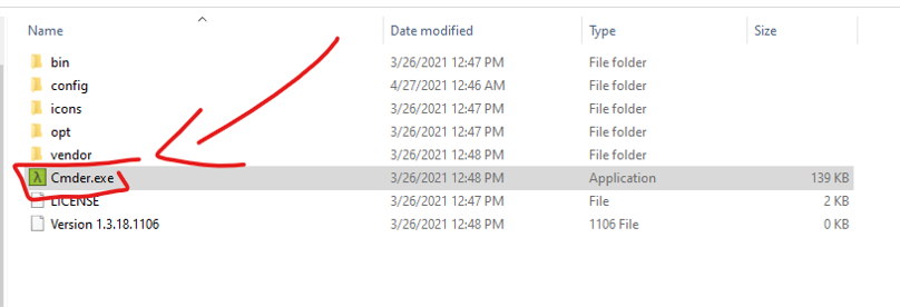 cmder exe