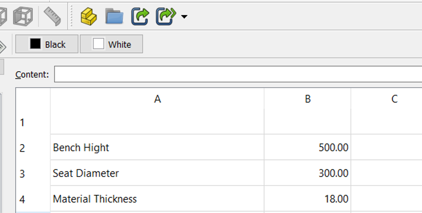 spreadsheet variable