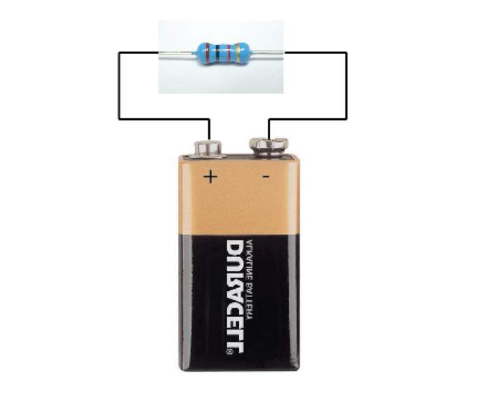 battery+resistor