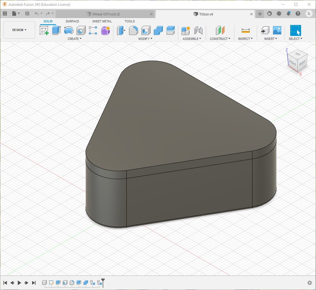 Fusion360 Example 1 -Tribox