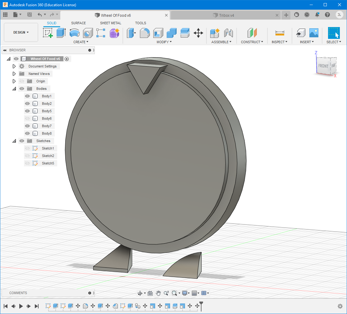 Fusion360 Example 1 -Tribox