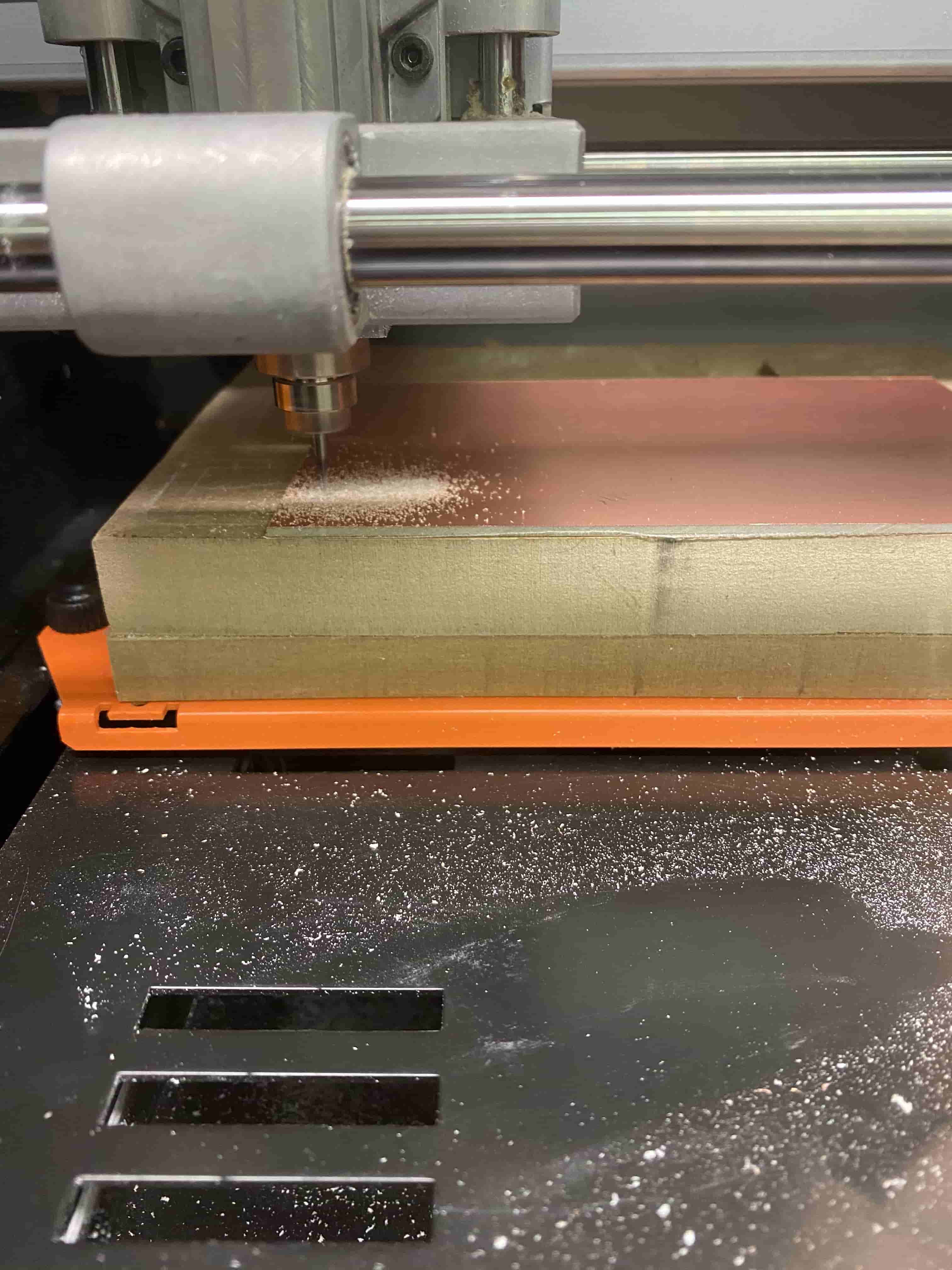 Milling the LCD Board
