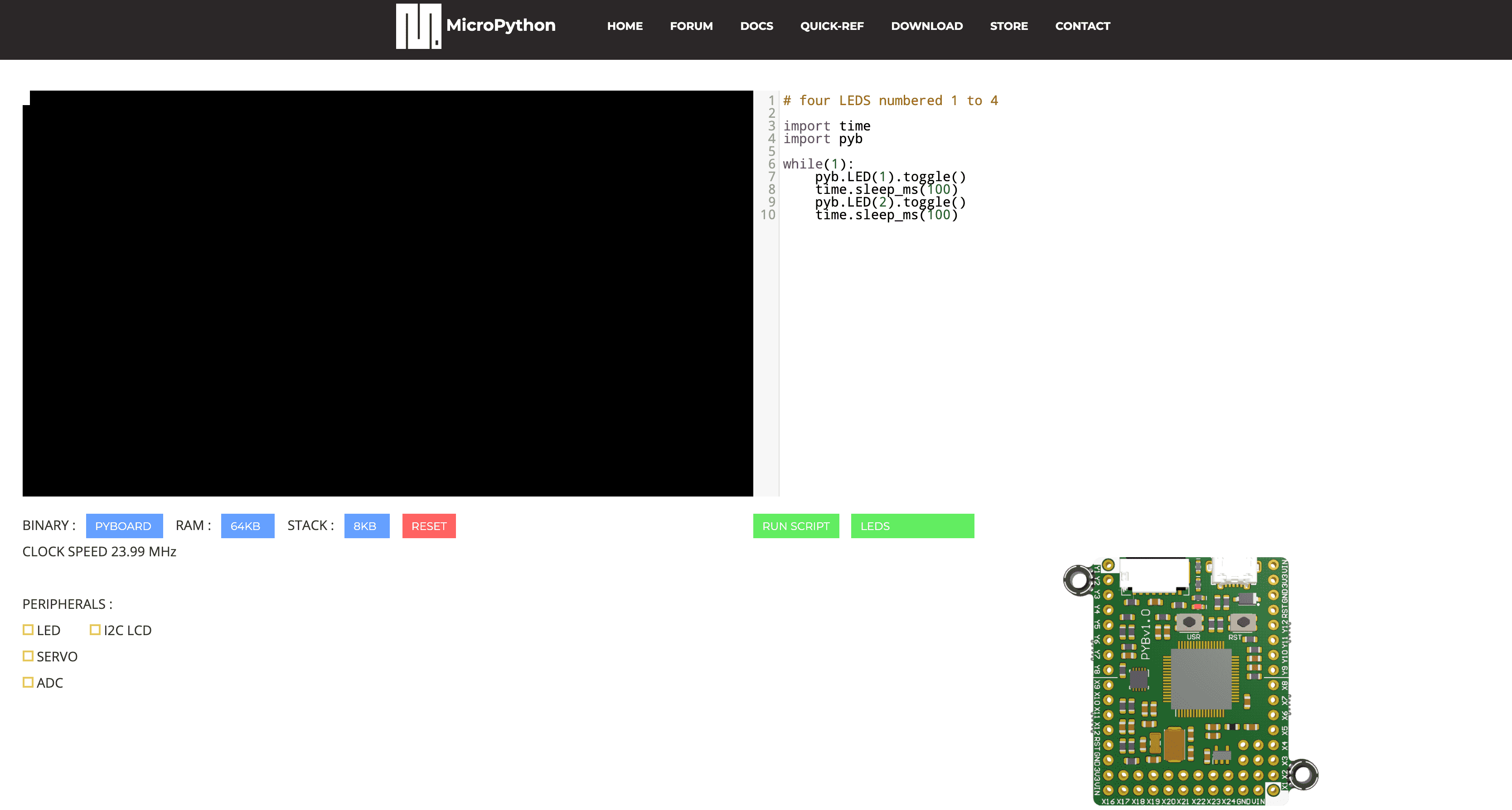 Embedded Python