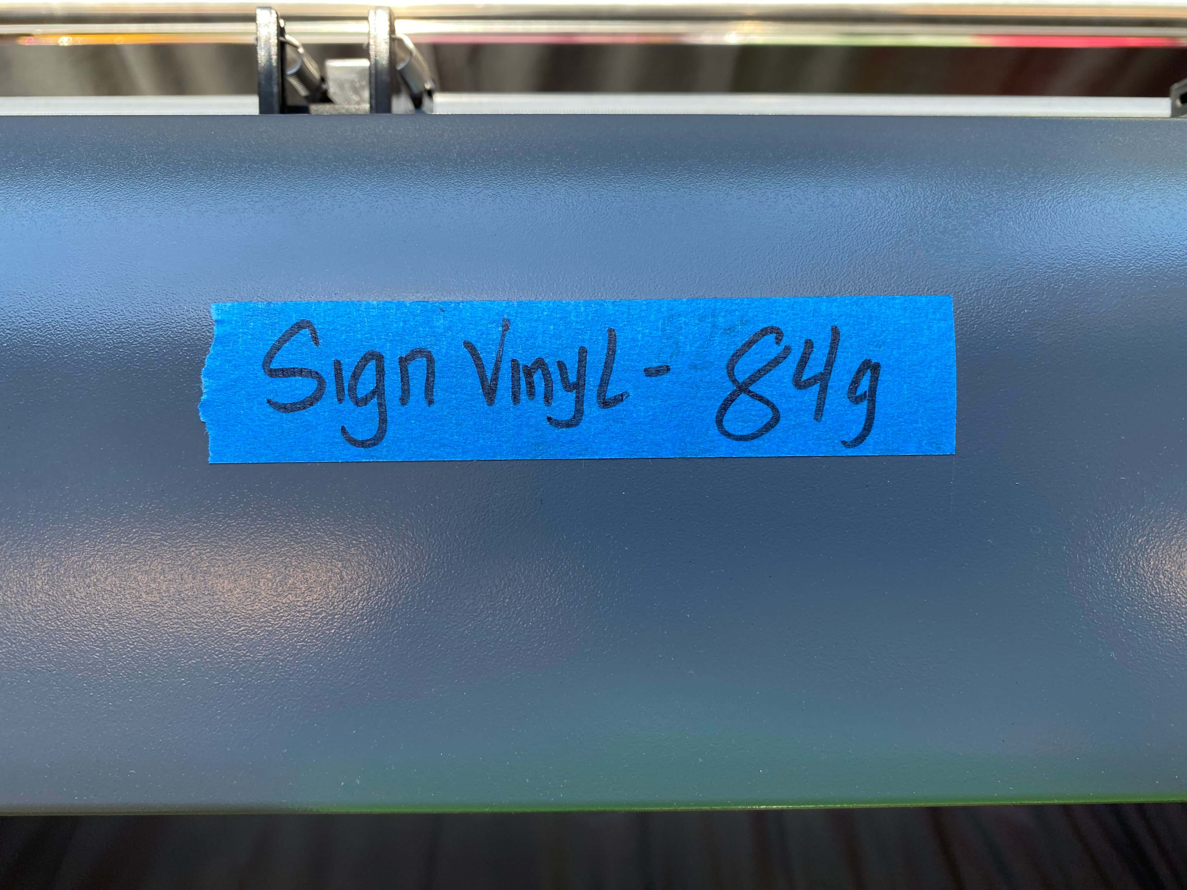 Force Value for Sign Vinyl