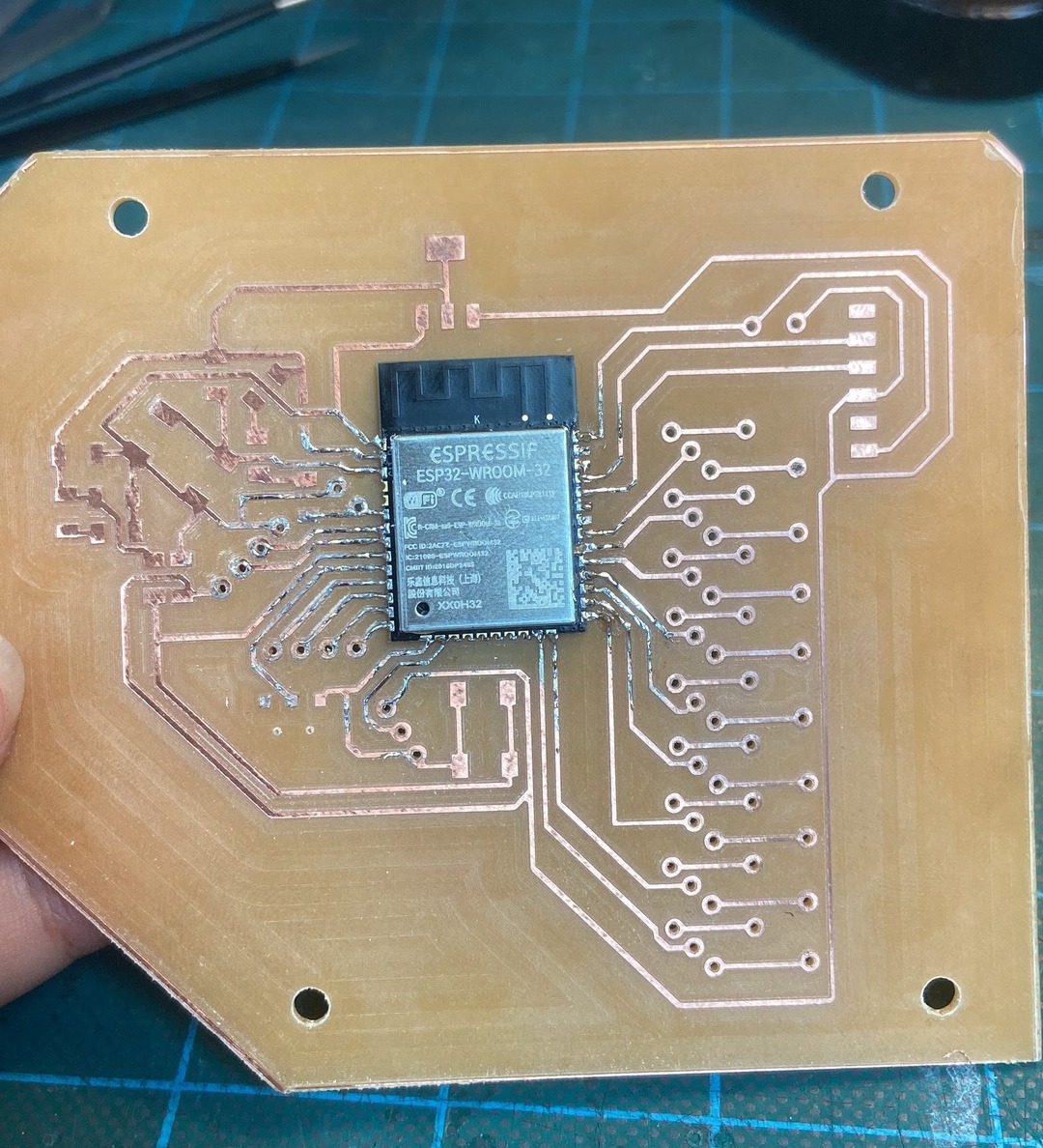 ESP32 soldered