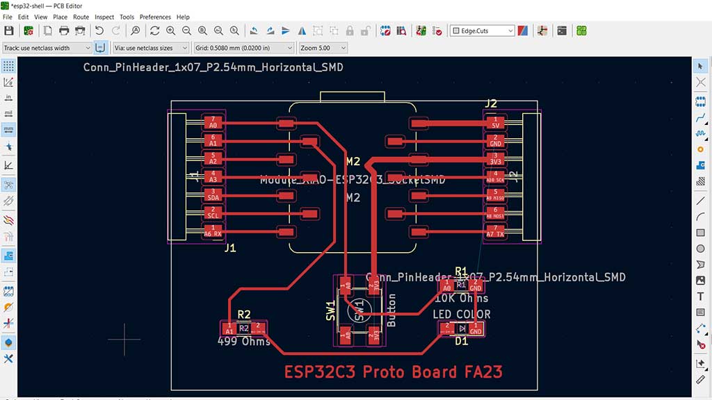 The ESP32 schematic