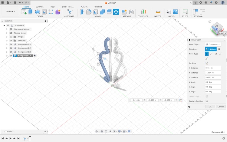 Three dimensional design of my final project