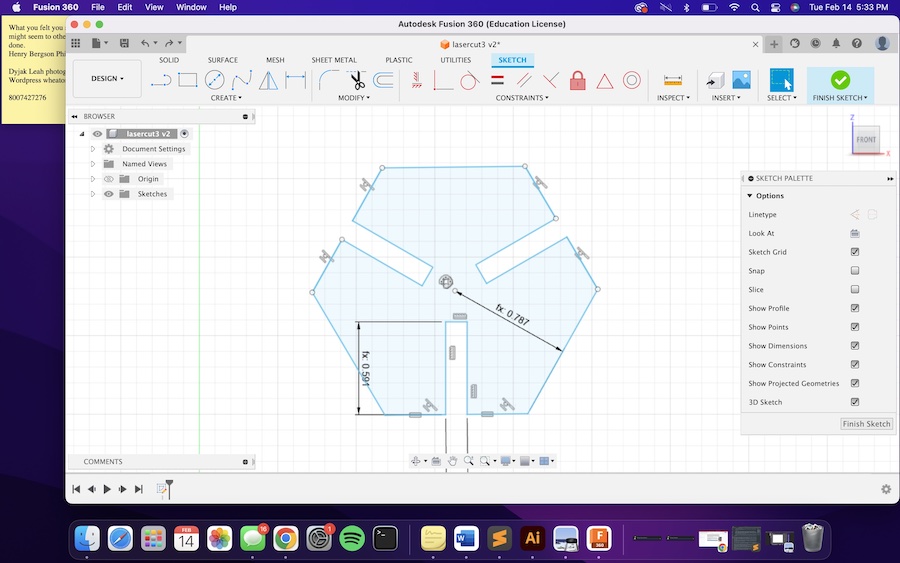 Fusion 360 design