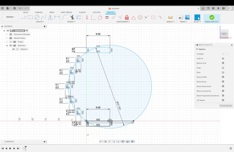 Creating Sketch