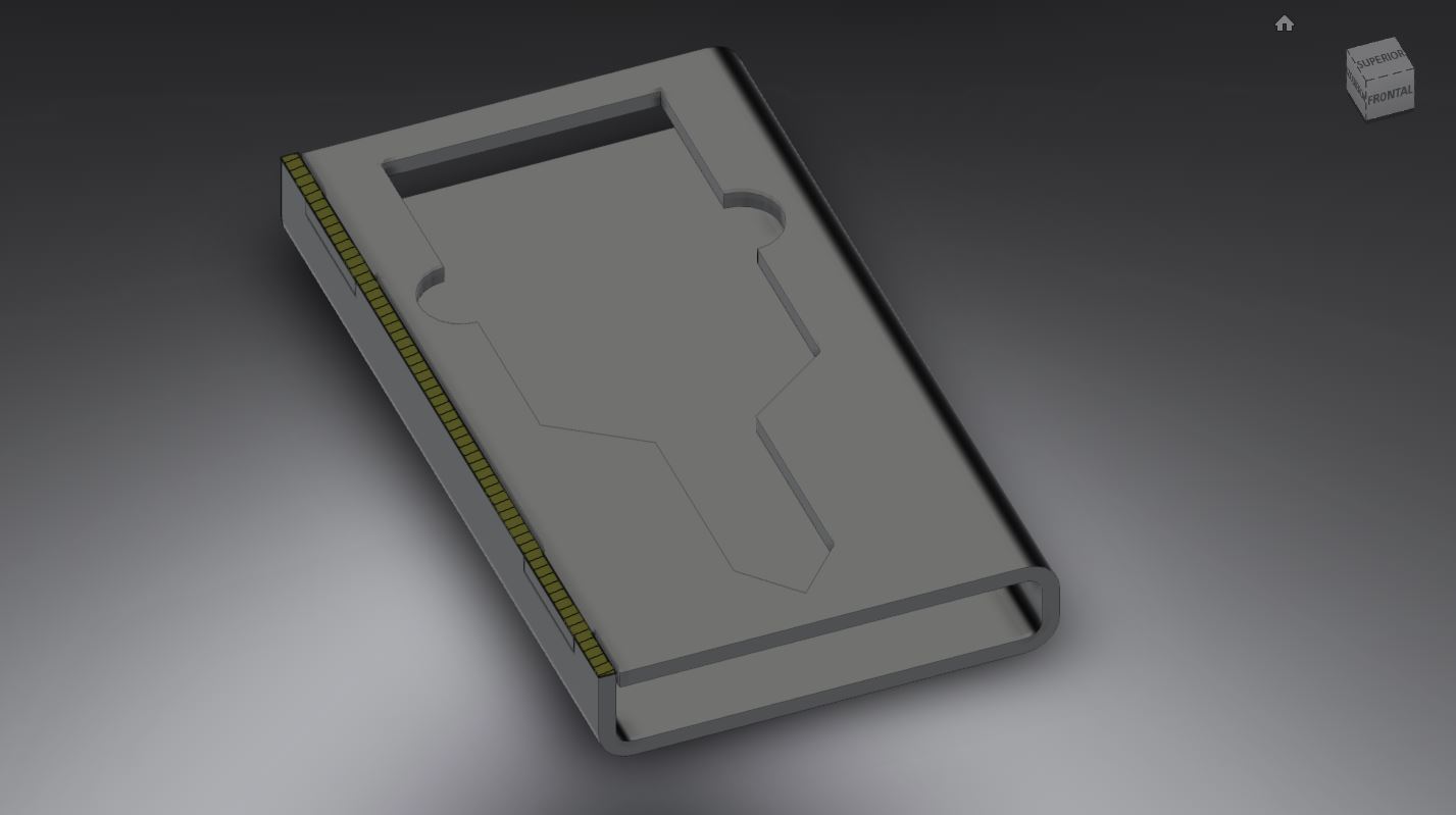 Parametric cardboard design bottom view
