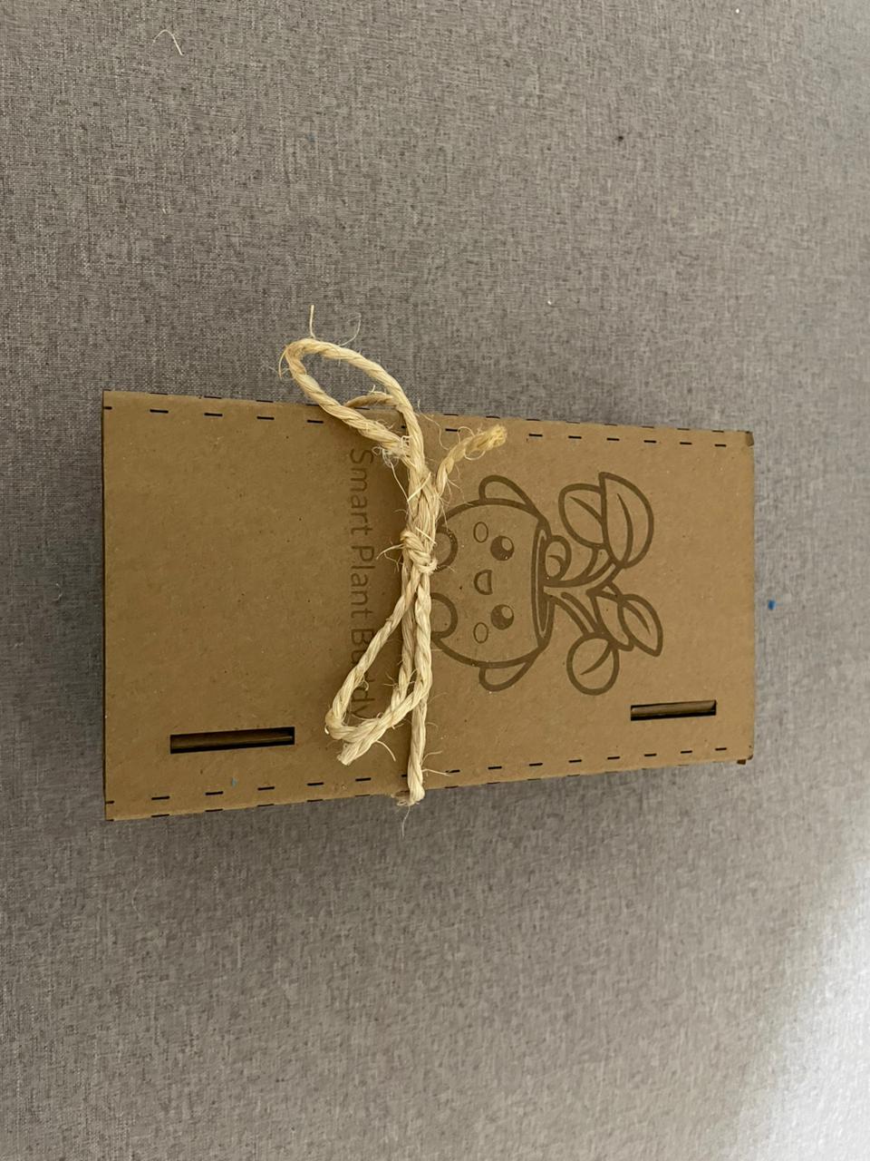 Final product next to package