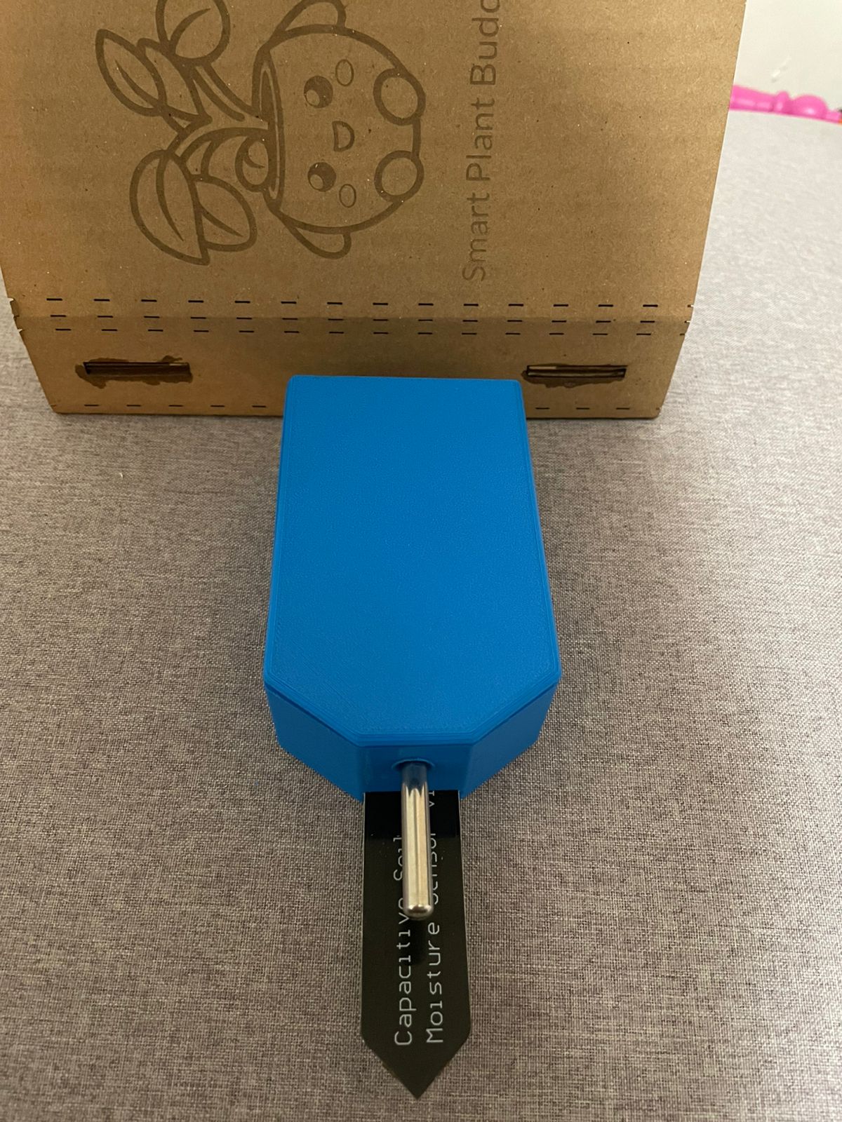 Back next to box