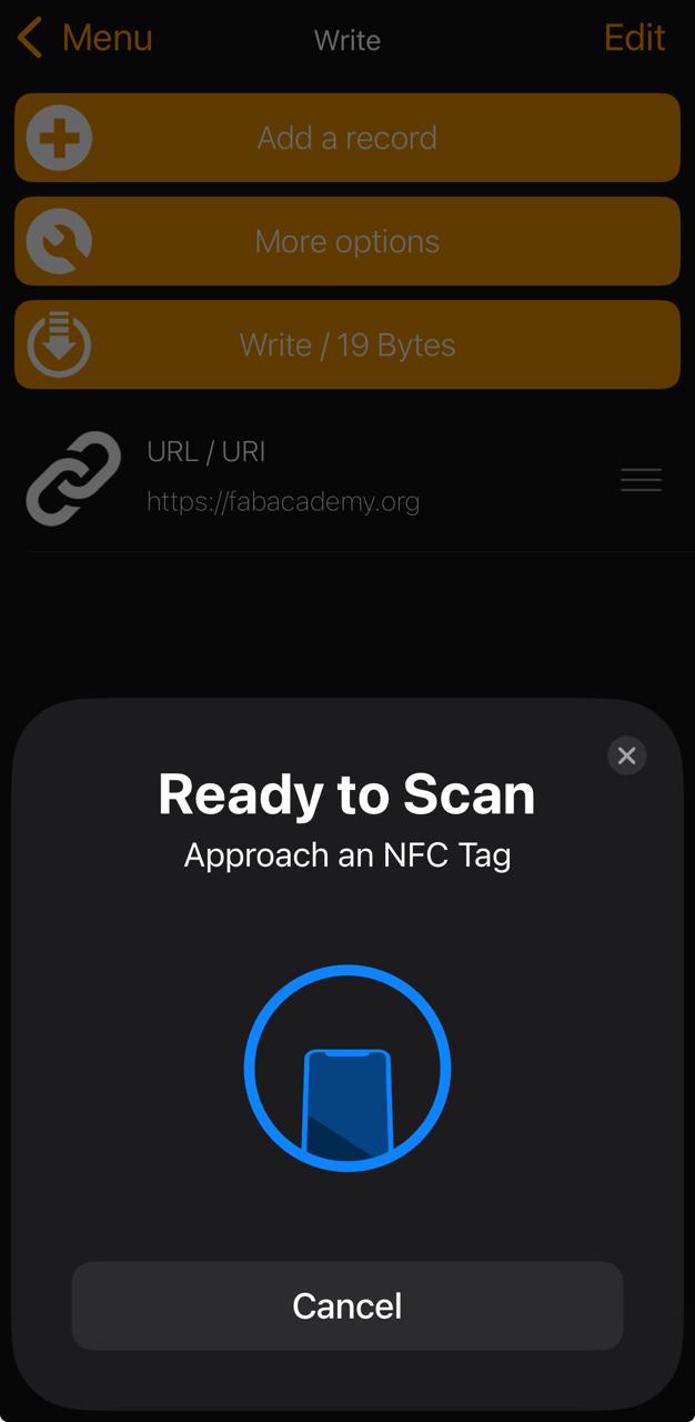 Enter URL to tag
